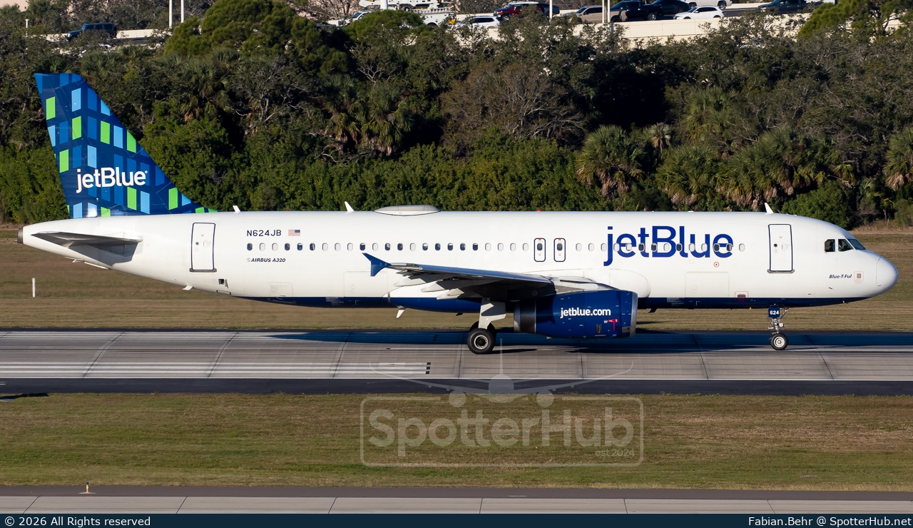Photo of N624JB - Airbus A320-232 operated by jetBlue Airways