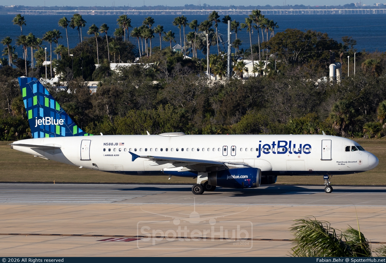 Photo of N588JB - Airbus A320-232 operated by jetBlue Airways