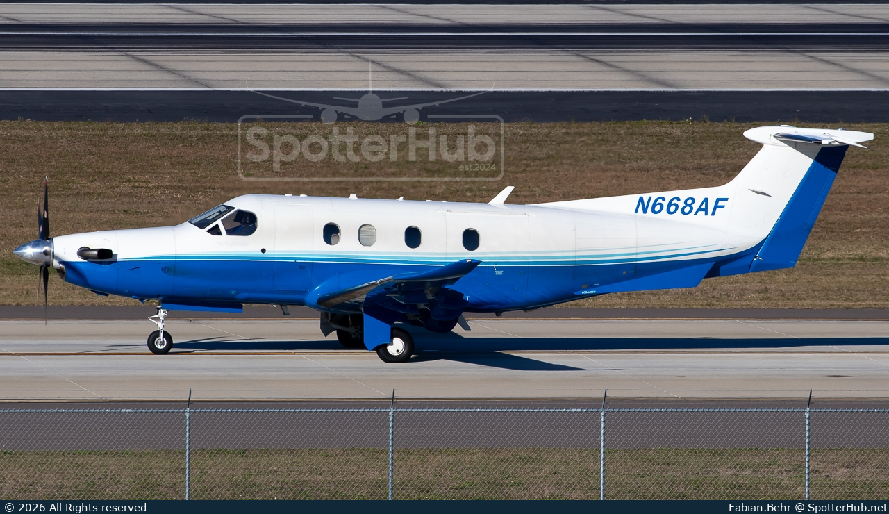 Photo of N668AF - Pilatus PC-12 NG operated by PlaneSense