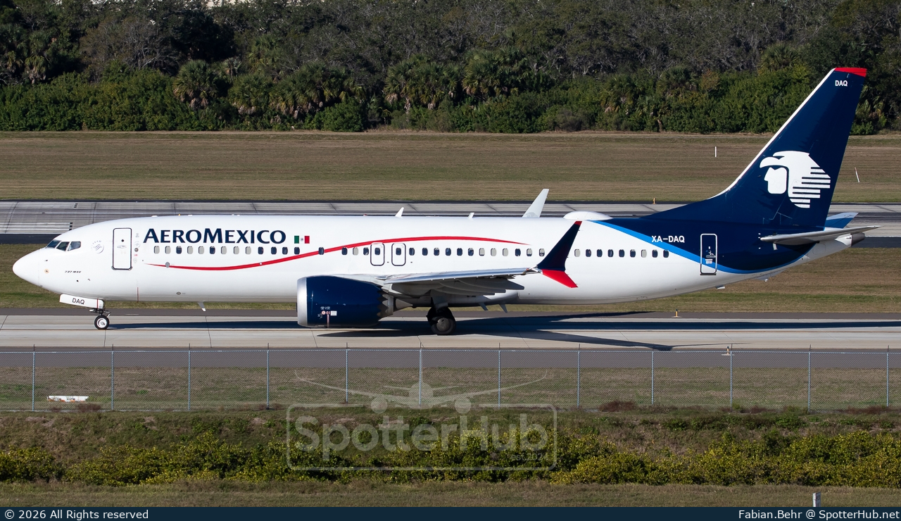 Photo of XA-DAQ - Boeing 737 MAX 8 operated by Aeroméxico