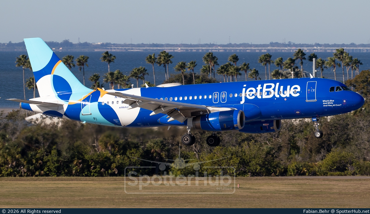 Photo of N789JB - Airbus A320-232 operated by jetBlue Airways