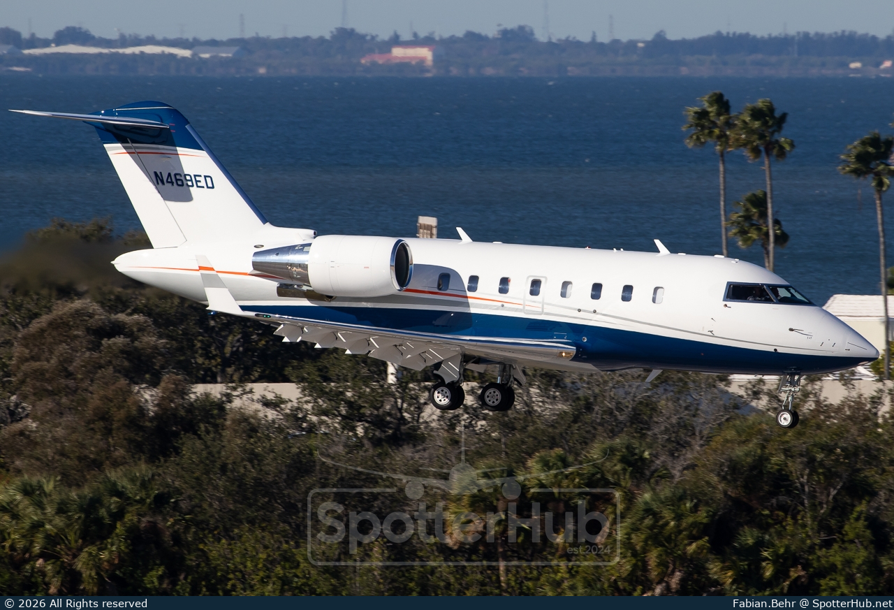 Photo of N469ED - Bombardier Challenger 605 operated by Private