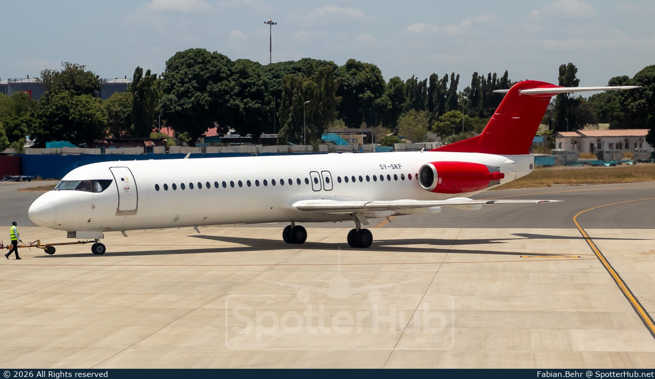 Photo of 5Y-SKF - Fokker 100 operated by Skyward Express