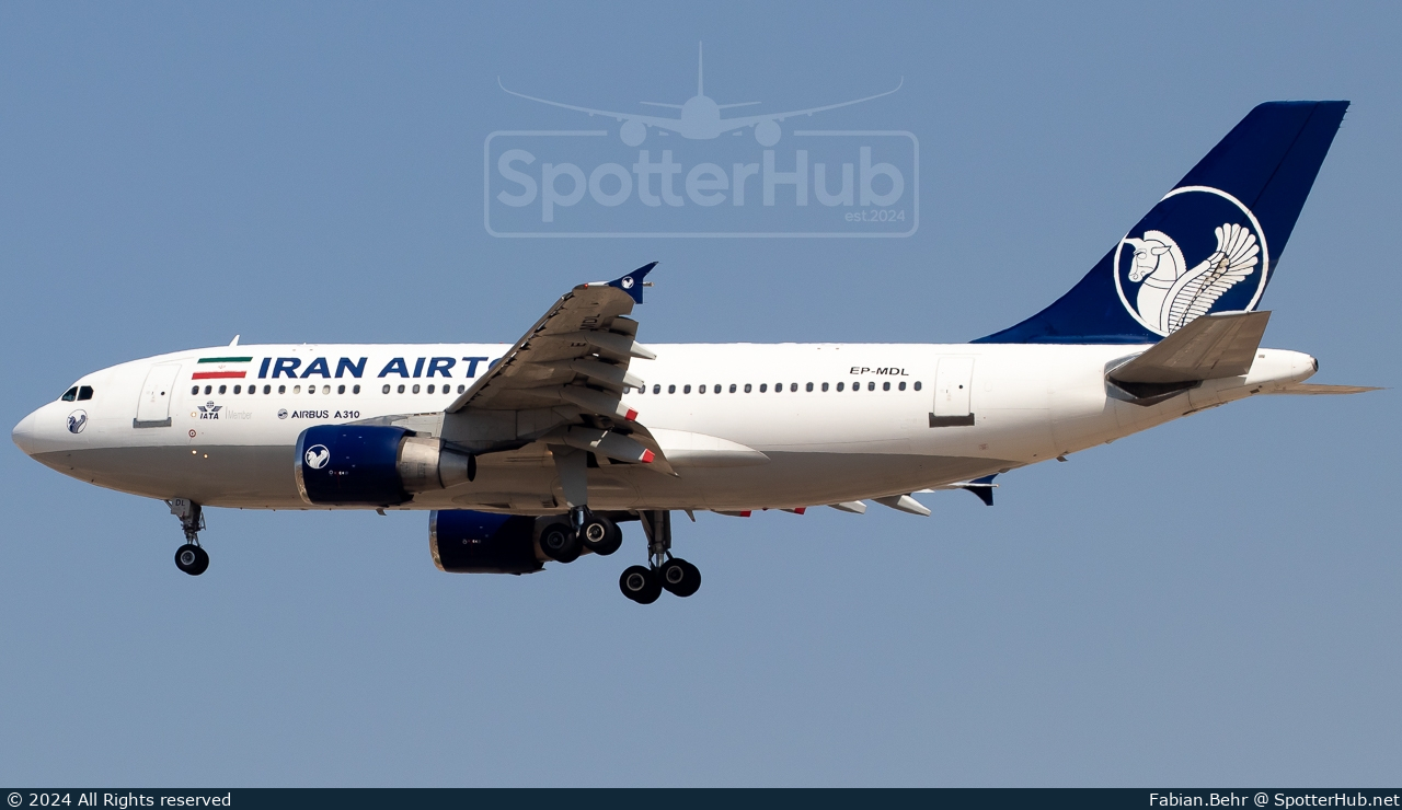 Photo of EP-MDL - Airbus A310-325 operated by Iran Airtour