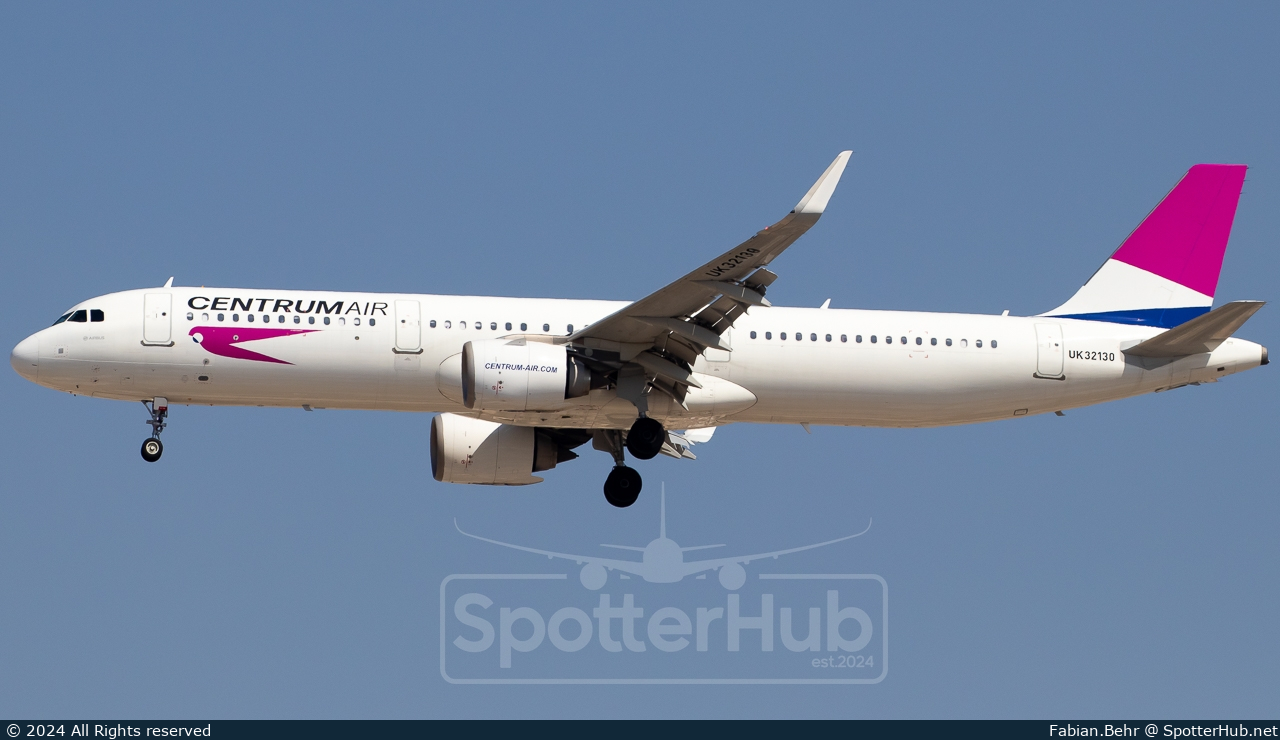Photo of UK32130 - Airbus A321-251N operated by Centrum Air
