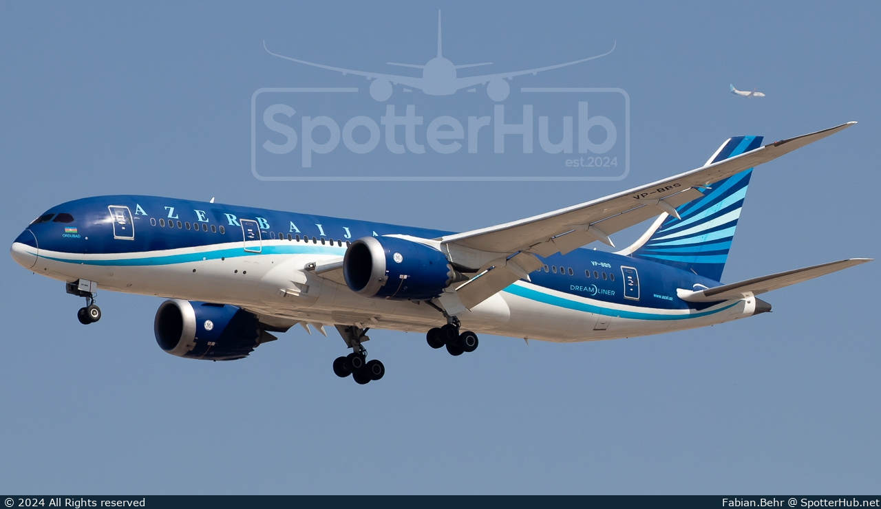 Photo of VP-BBS - Boeing 787-8 Dreamliner operated by Azerbaijan Airlines