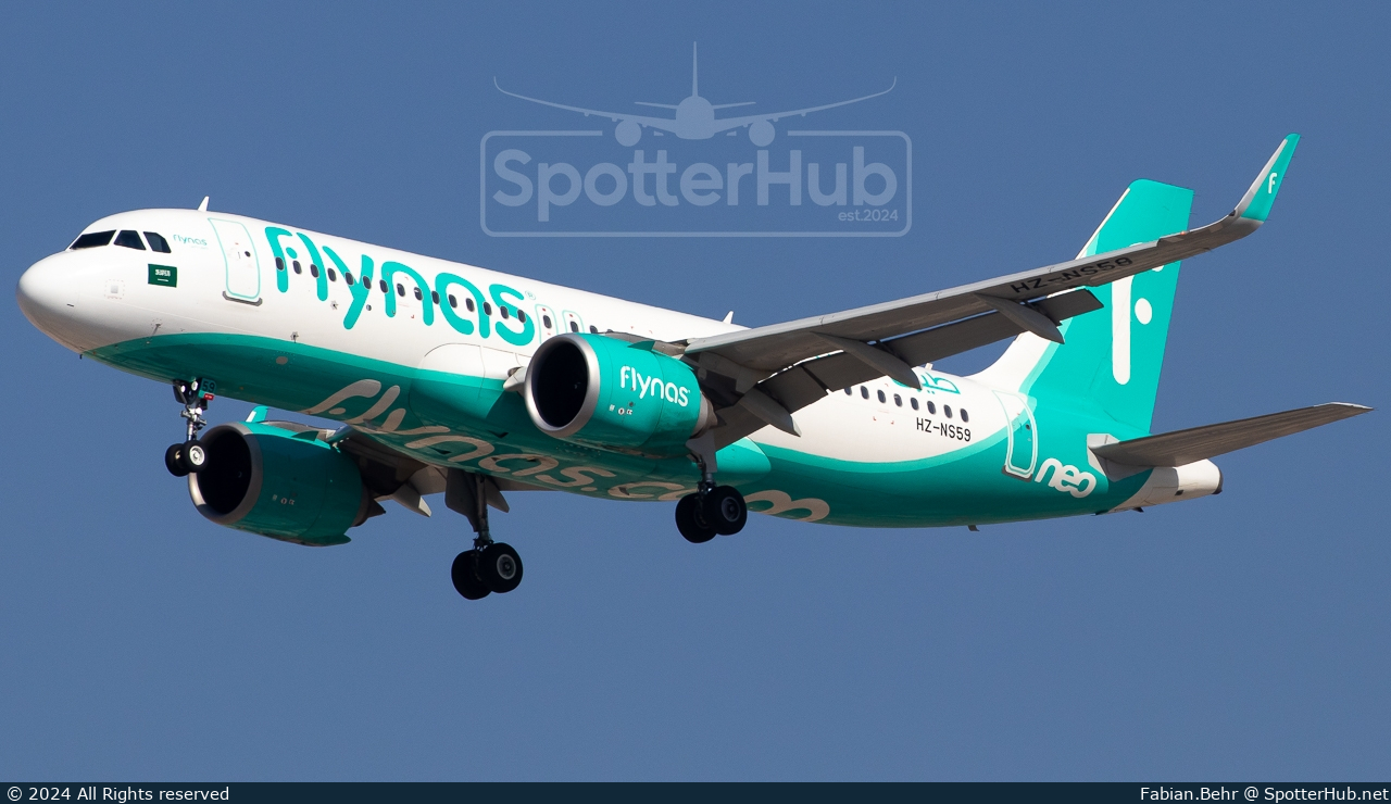Photo of HZ-NS59 - Airbus A320-251N operated by Flynas