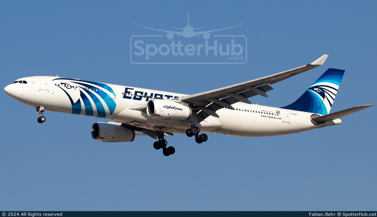 Photo of SU-GDT - Airbus A330-343 operated by Egyptair