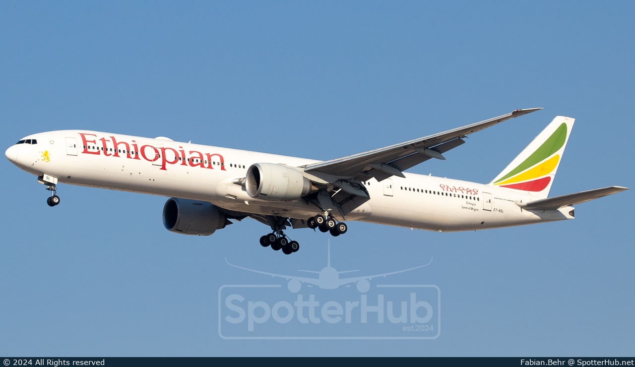 Photo of ET-ASL - Boeing 777-360(ER) operated by Ethiopian Airlines