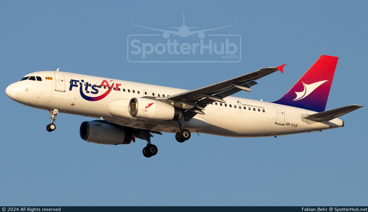 Photo of 4R-EXR - Airbus A320-232 operated by FitsAir