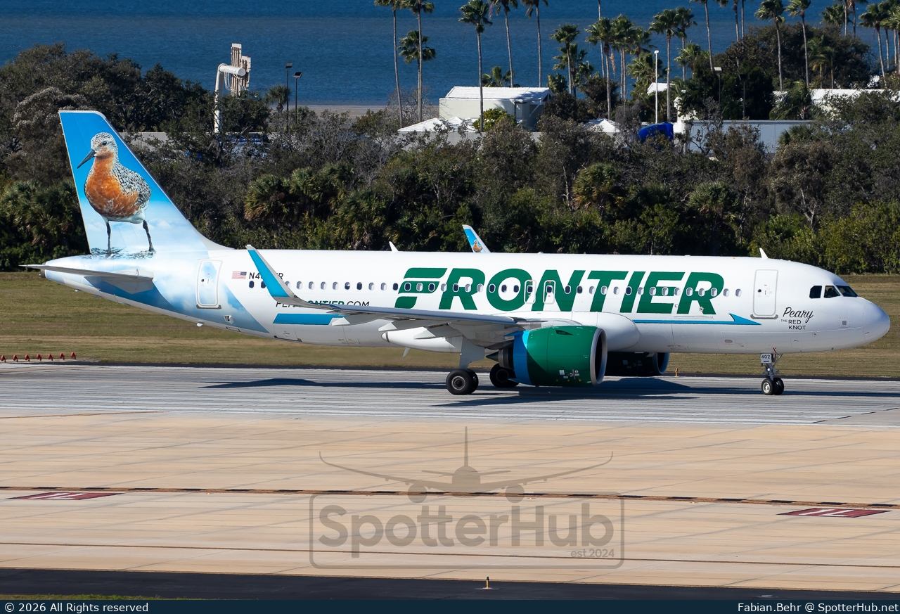 Photo of N402FR - Airbus A320-271N operated by Frontier Airlines