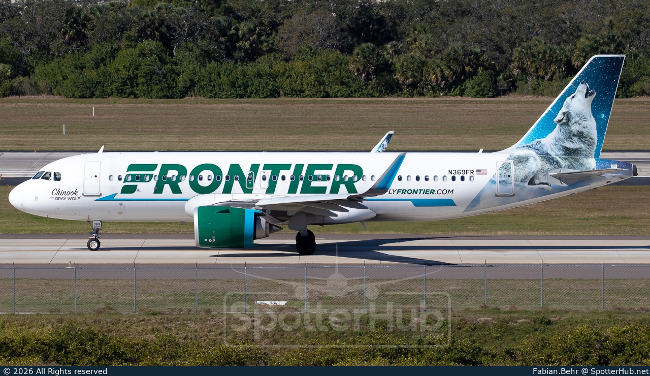 Photo of N369FR - Airbus A320-251N operated by Frontier Airlines