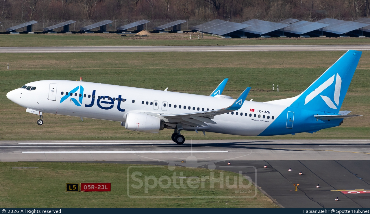 Photo of TC-JZN - Boeing 737-8JP operated by AJet