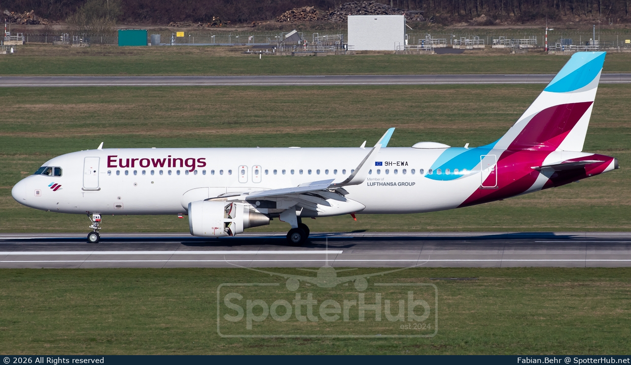 Photo of 9H-EWA - Airbus A320-214 operated by Eurowings Europe Malta