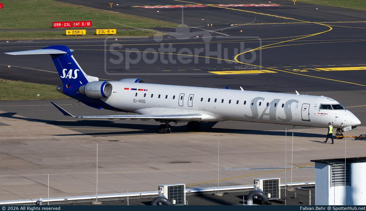 Photo of EI-HSD - Bombardier CRJ-900LR operated by SAS Scandinavian Airlines (opb CityJet)