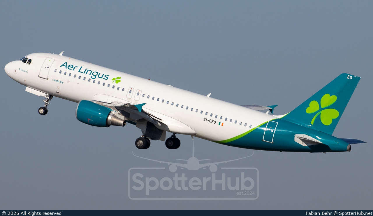 Photo of EI-DEO - Airbus A320-214 operated by Aer Lingus