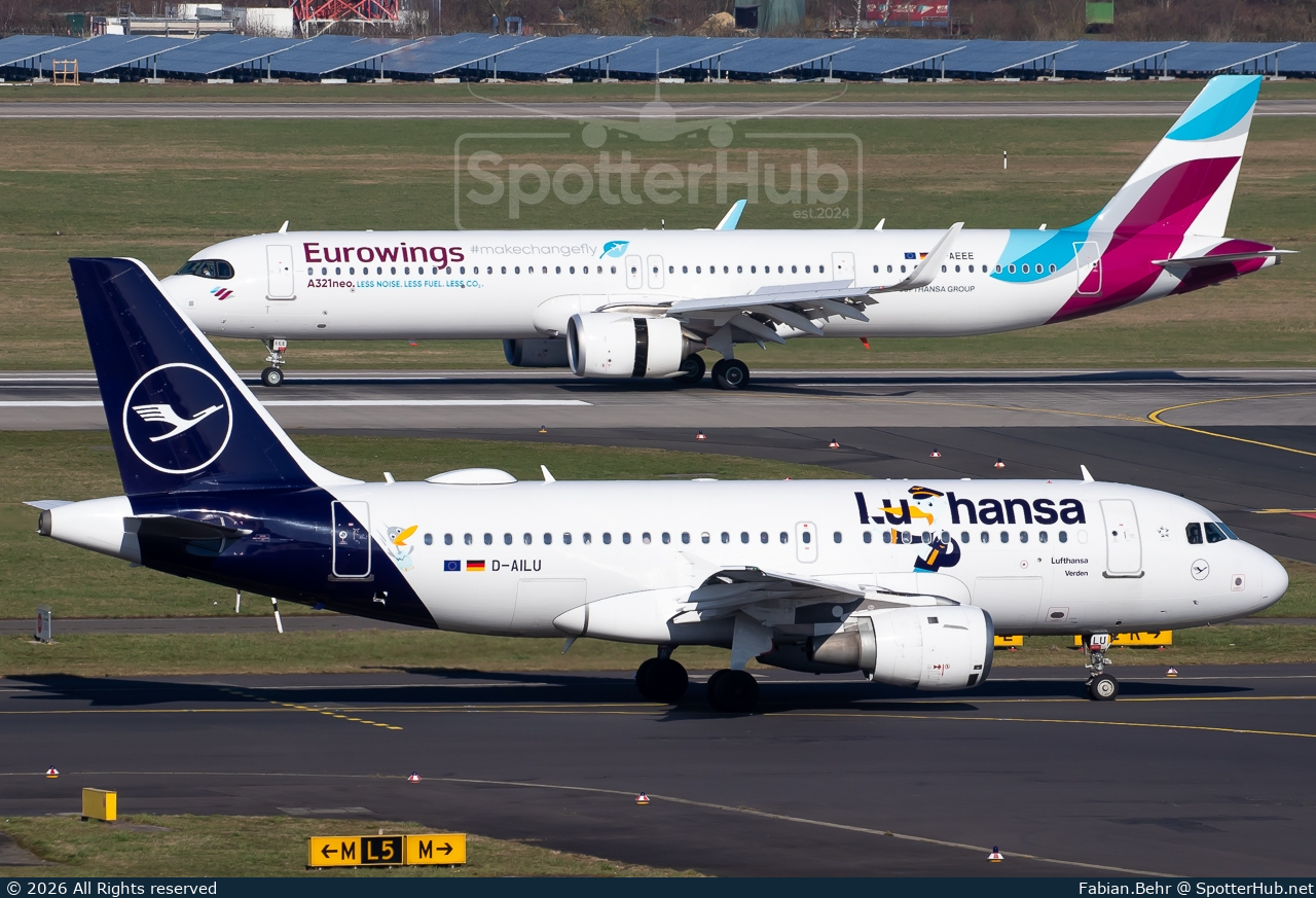 Photo of D-AILU - Airbus A319-114 operated by Lufthansa