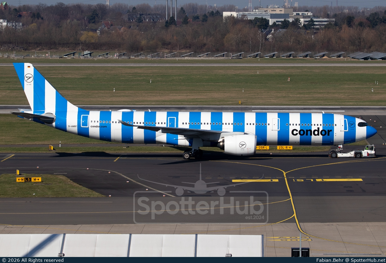 Photo of D-ANRF - Airbus A330-941 operated by Condor