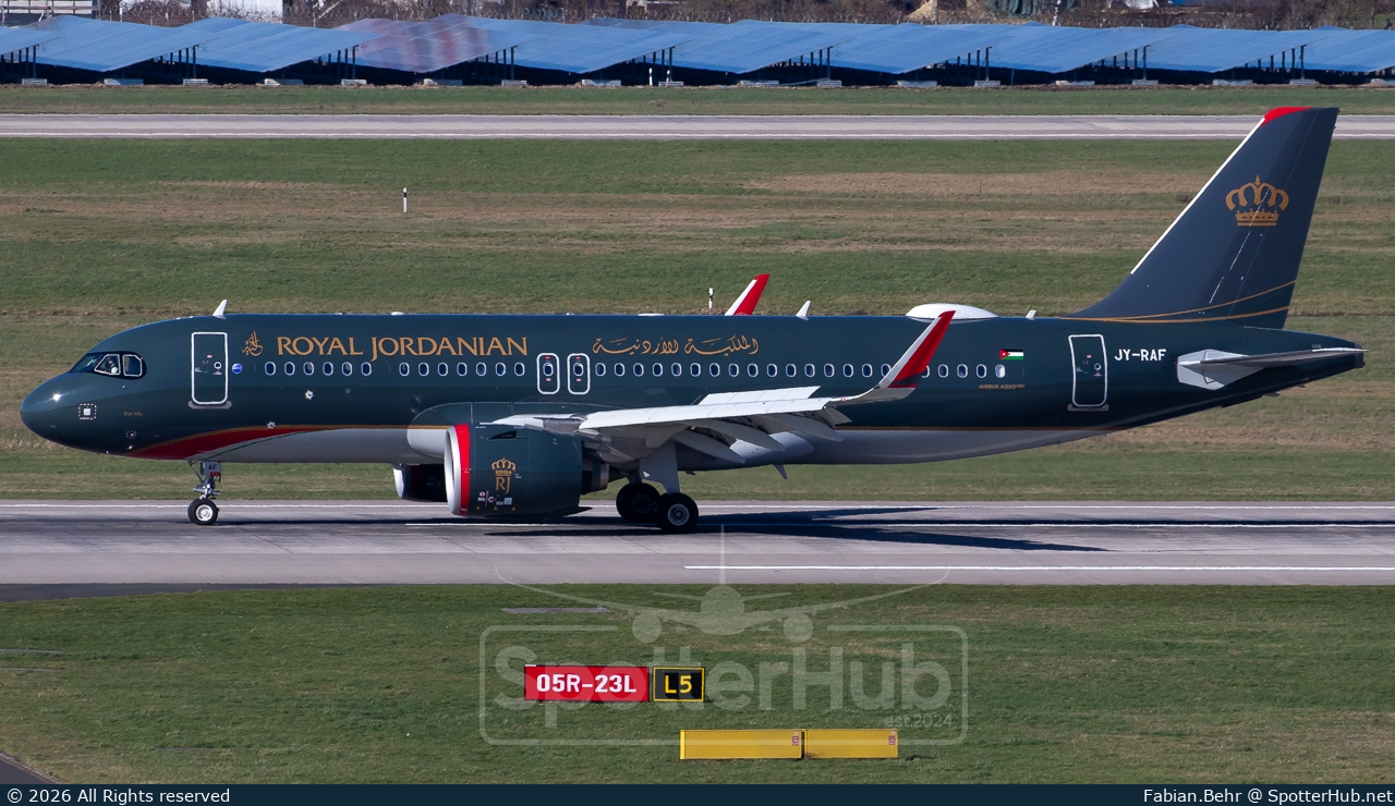 Photo of JY-RAF - Airbus A320-271N operated by Royal Jordanian Airlines