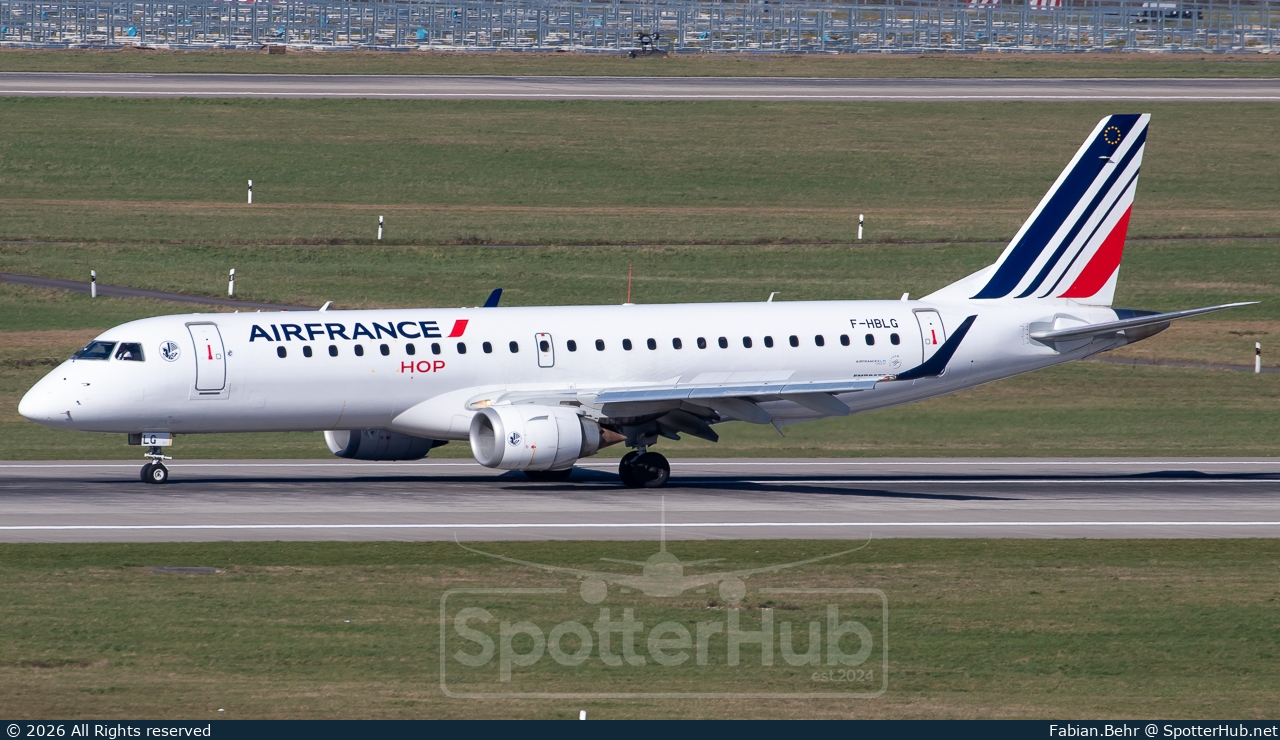Photo of F-HBLG - Embraer ERJ-190STD operated by Air France HOP