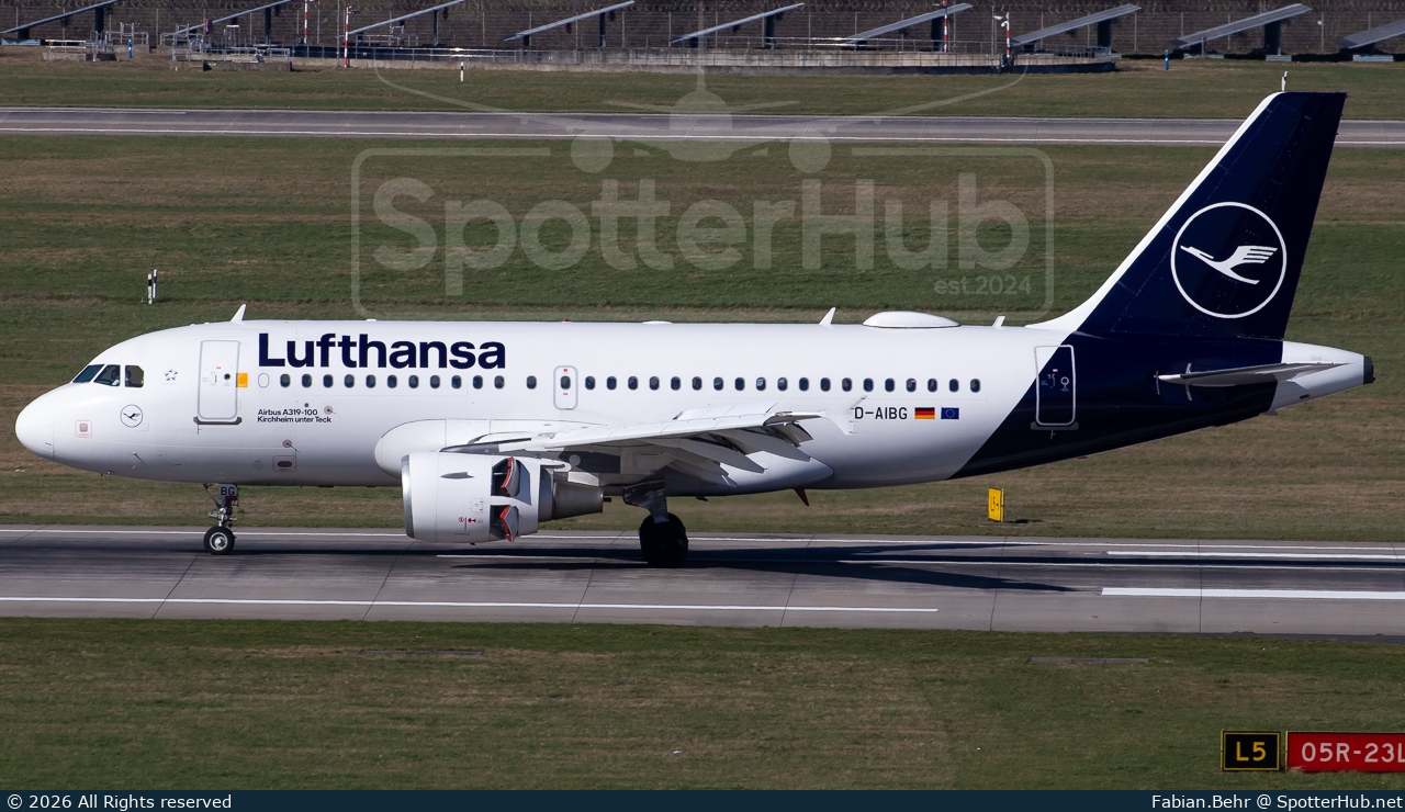 Photo of D-AIBG - Airbus A319-112 operated by Lufthansa