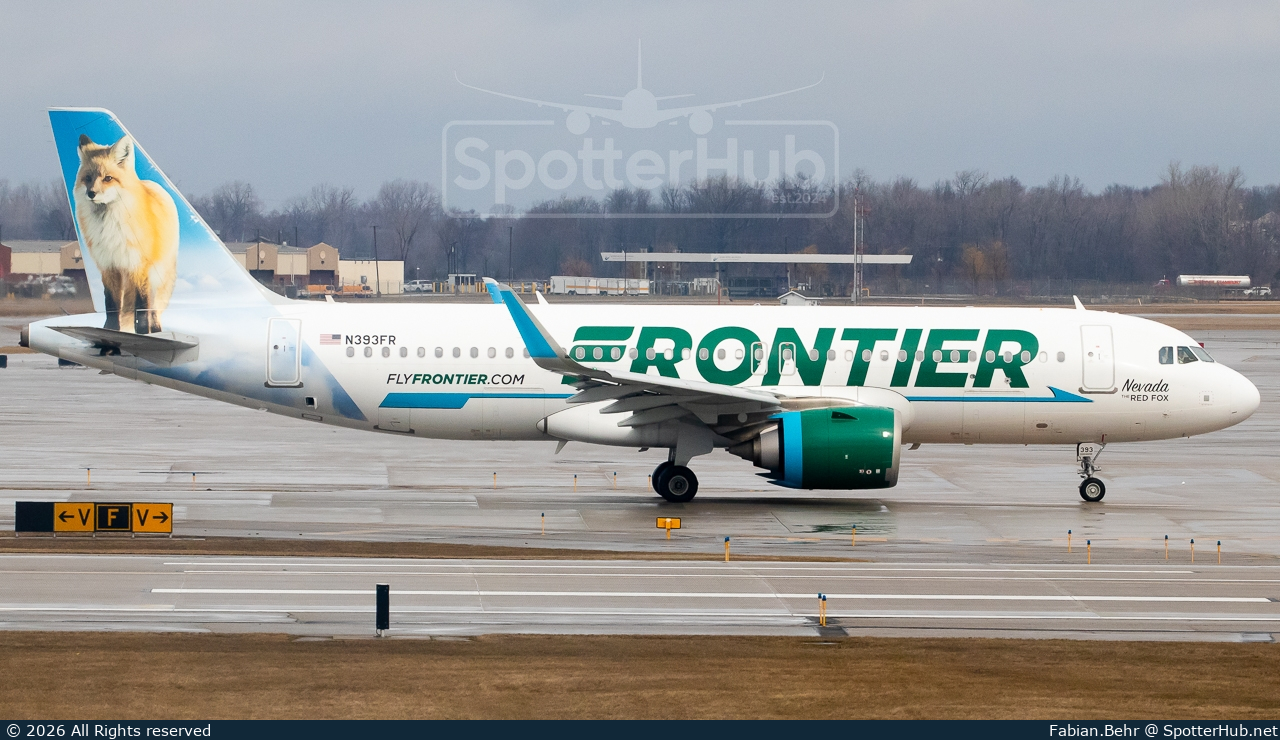 Photo of N393FR - Airbus A320-251N operated by Frontier Airlines