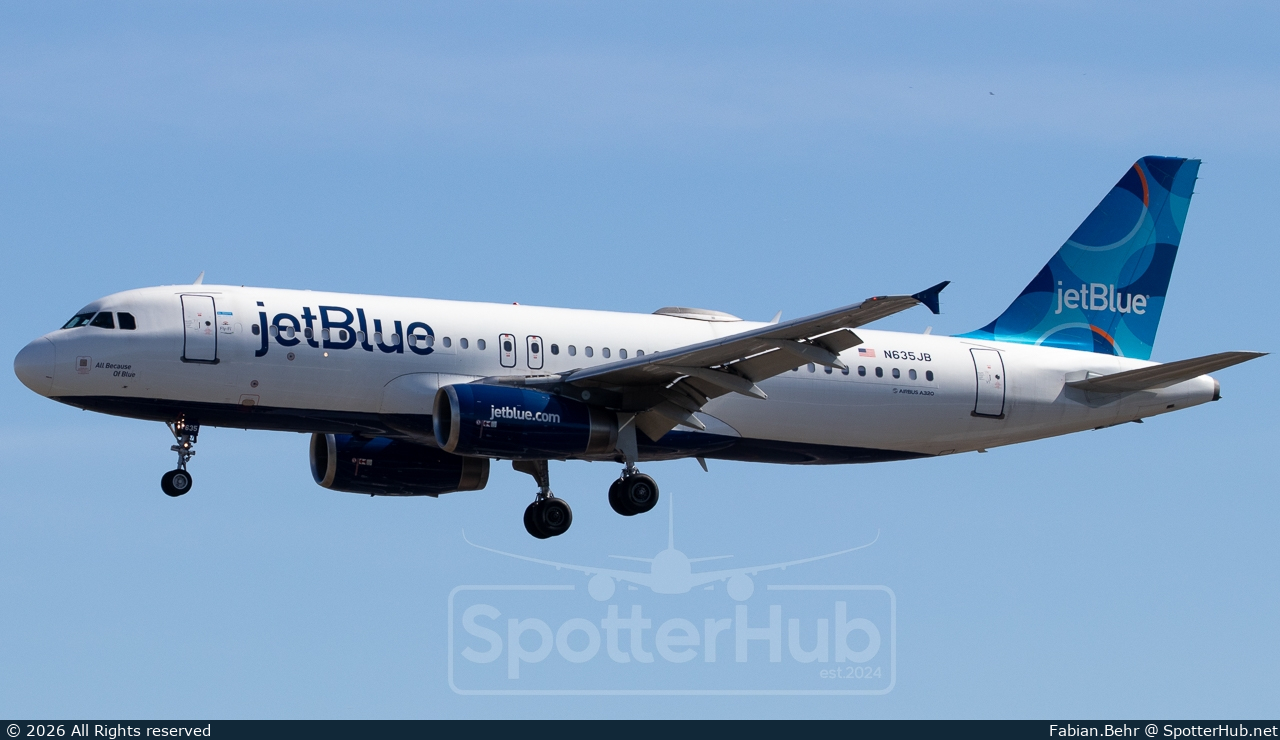 Photo of N635JB - Airbus A320-232 operated by jetBlue Airways
