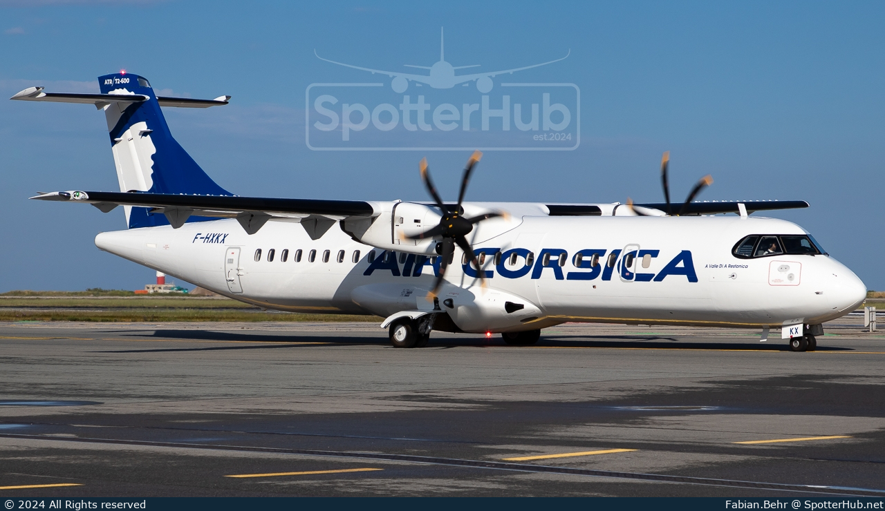 Photo of F-HXKX - ATR 72-600 operated by Air Corsica