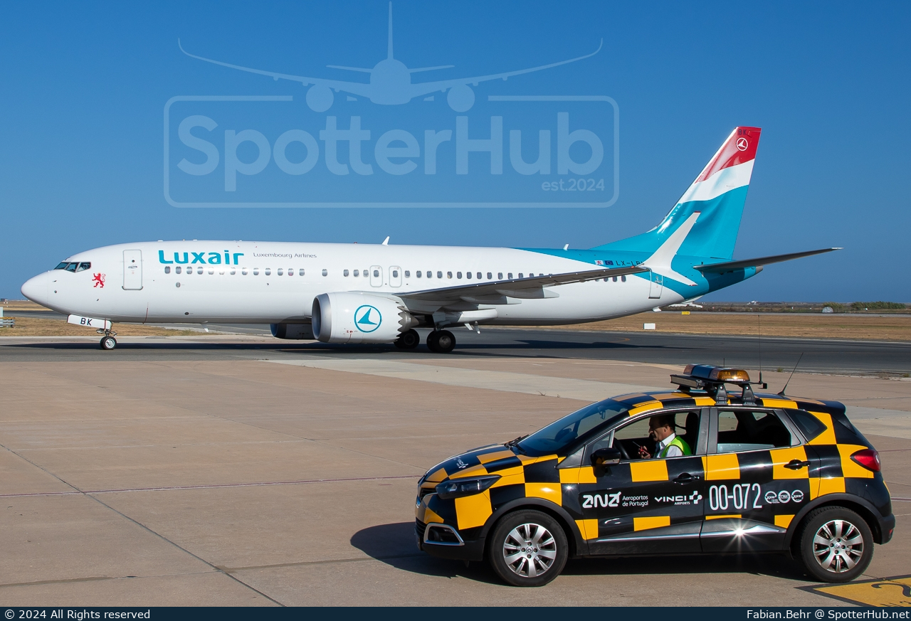 Photo of LX-LBK - Boeing 737 MAX 8 operated by Luxair