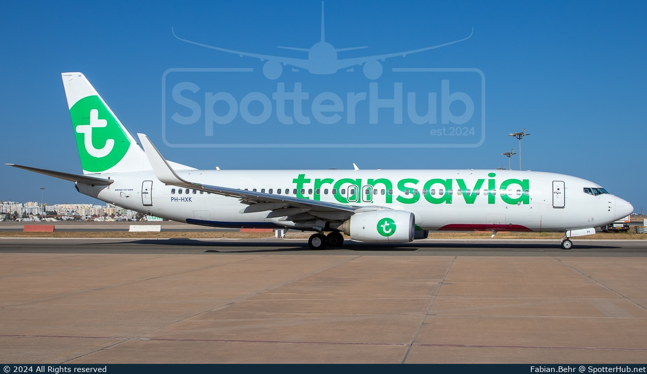 Photo of PH-HXK - Boeing 737-8K2 operated by Transavia