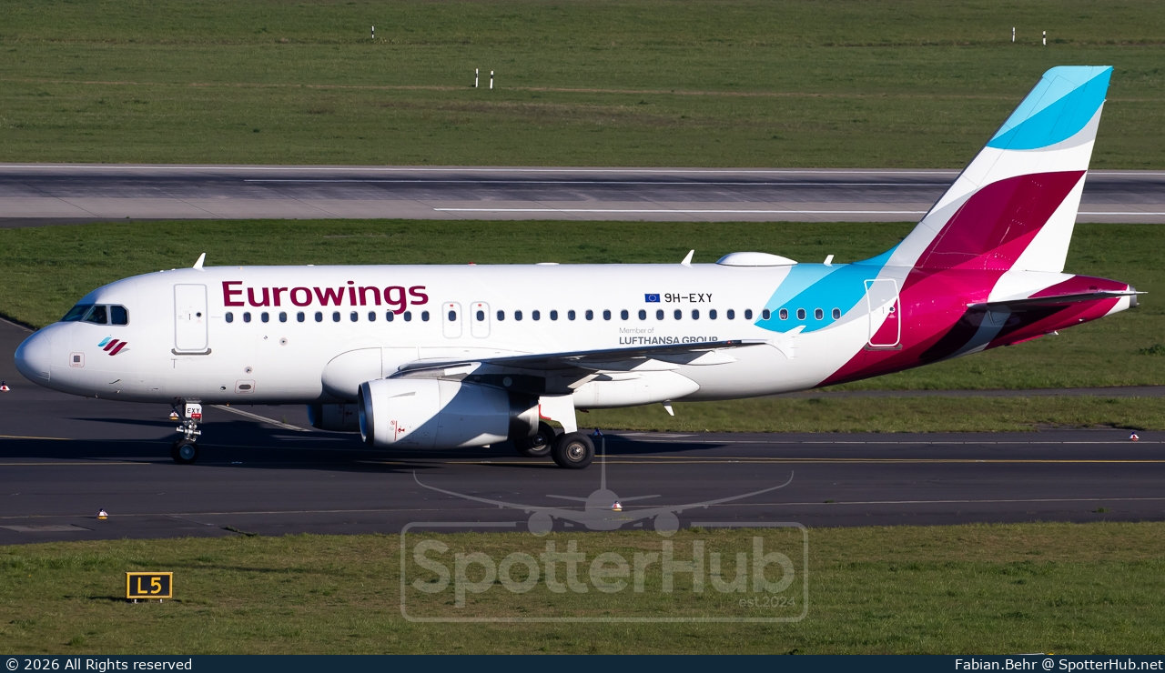 Photo of 9H-EXY - Airbus A319-132 operated by Eurowings Europe Malta