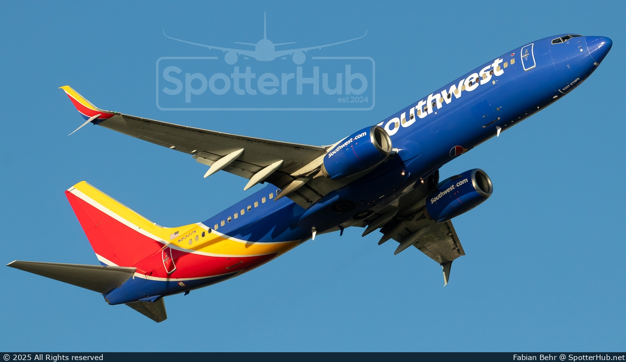 Photo of N8307K - Boeing 737-8H4 operated by Southwest Airlines