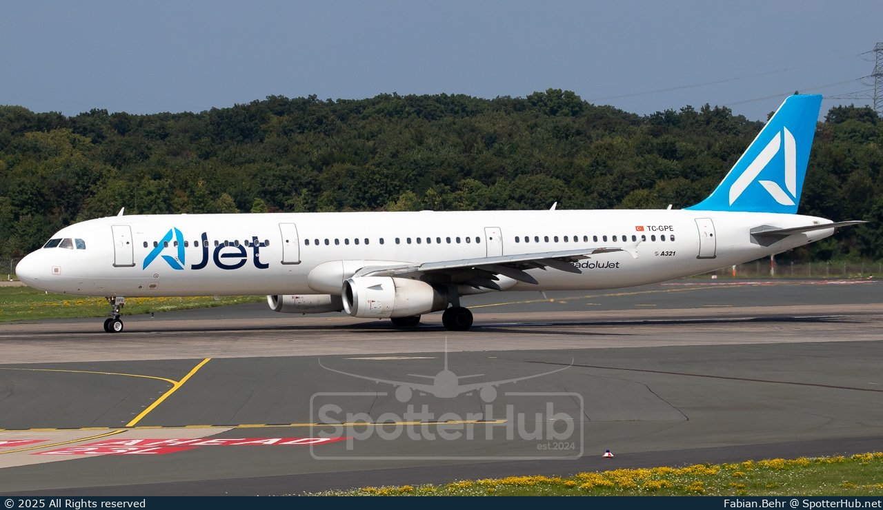 Photo of TC-GPE - Airbus A321-231 operated by AJet (opb BBN Airlines)