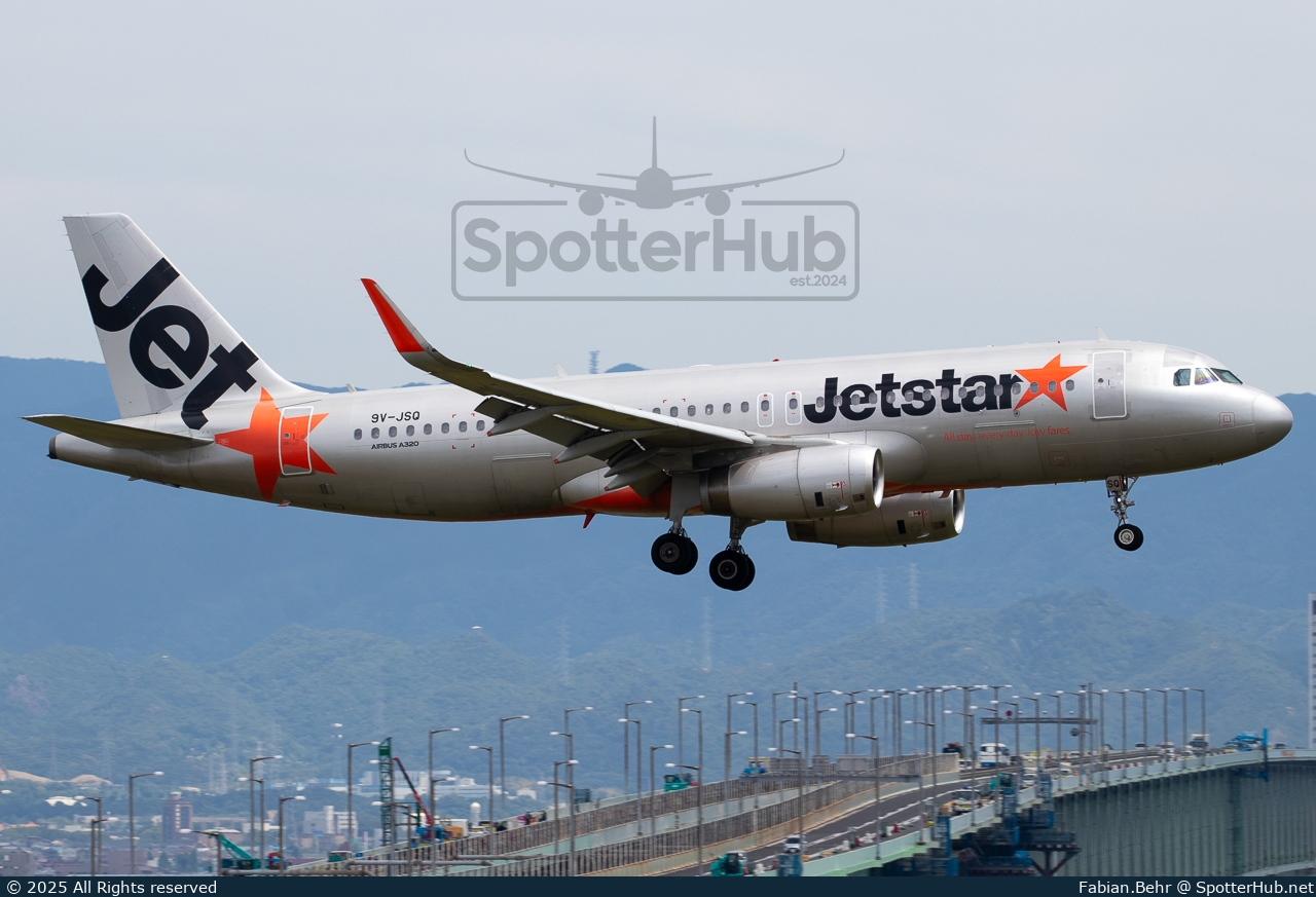 Photo of 9V-JSQ - Airbus A320-232 operated by Jetstar Asia