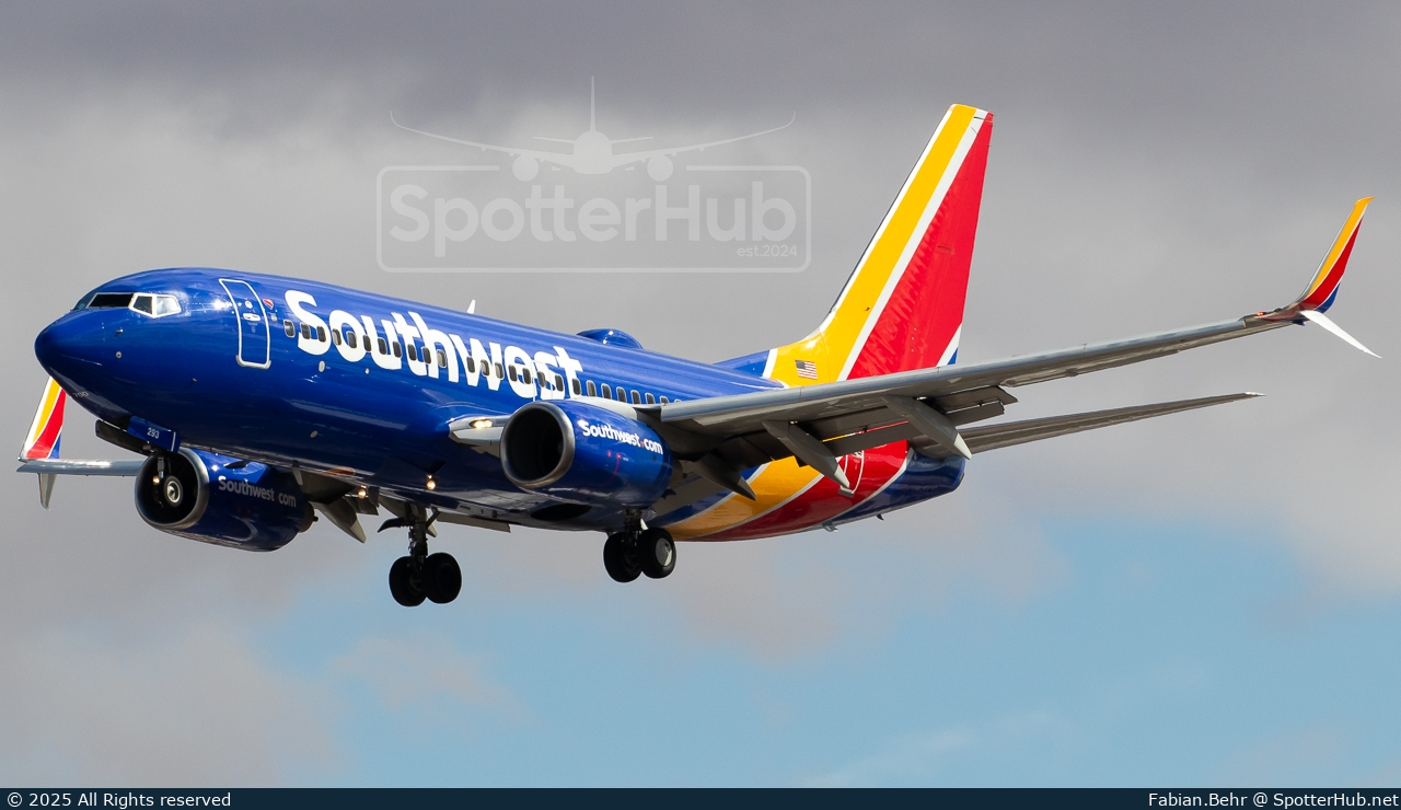 Photo of N293WN - Boeing 737-7H4 operated by Southwest Airlines
