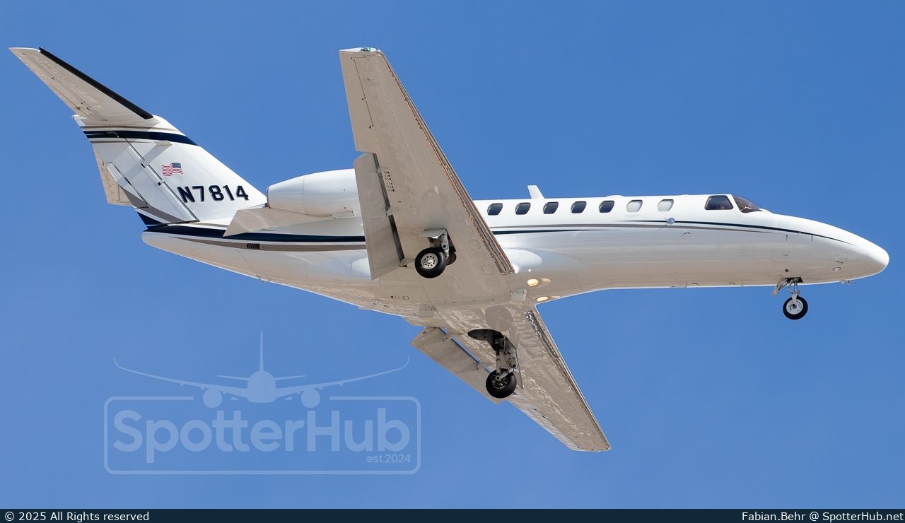 Photo of N7814 - Cessna 525B Citation CJ3 operated by Latitude 33 Aviation