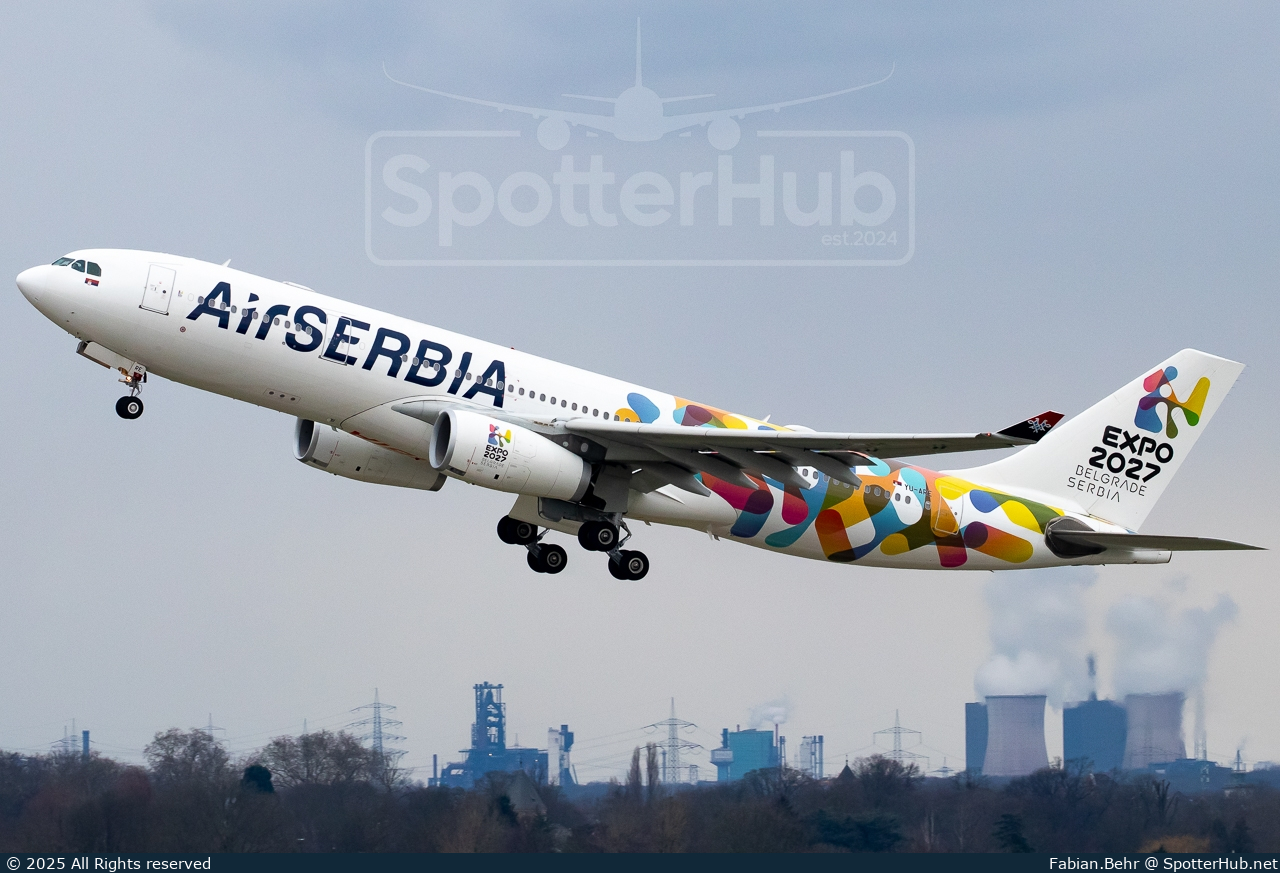 Photo of YU-ARE - Airbus A330-243 operated by Air Serbia