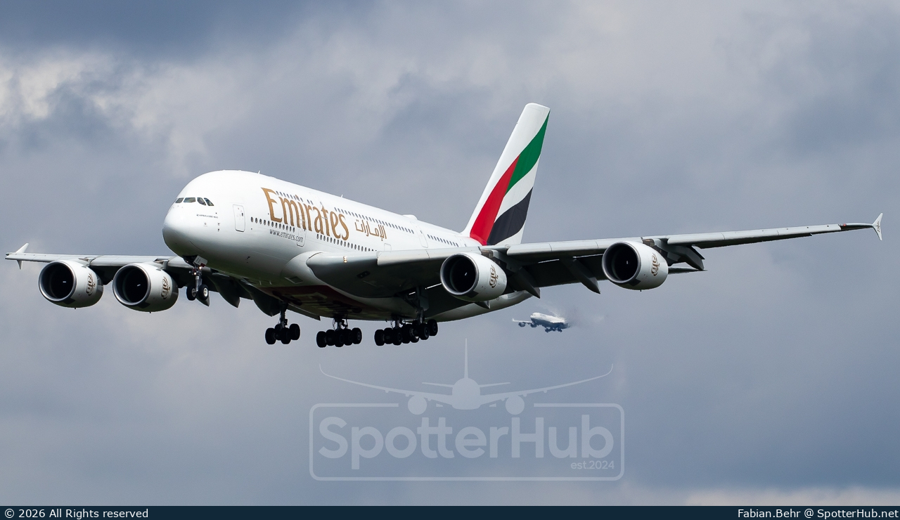 Photo of A6-EED - Airbus A380-861 operated by Emirates