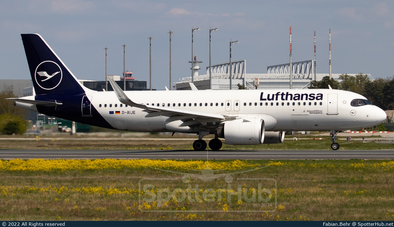 Photo of D-AIJE - Airbus A320-271N operated by Lufthansa