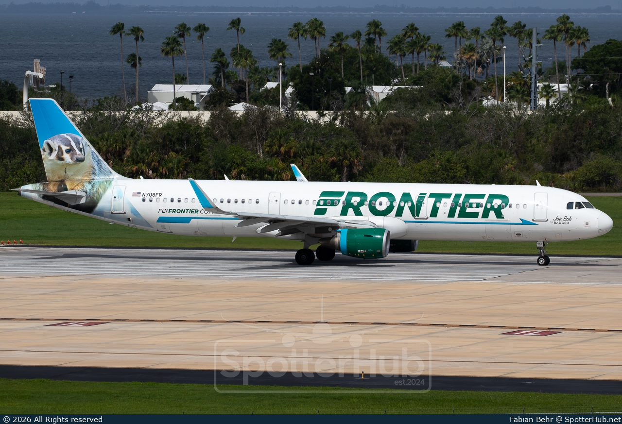 Photo of N708FR - Airbus A321-211 operated by Frontier Airlines