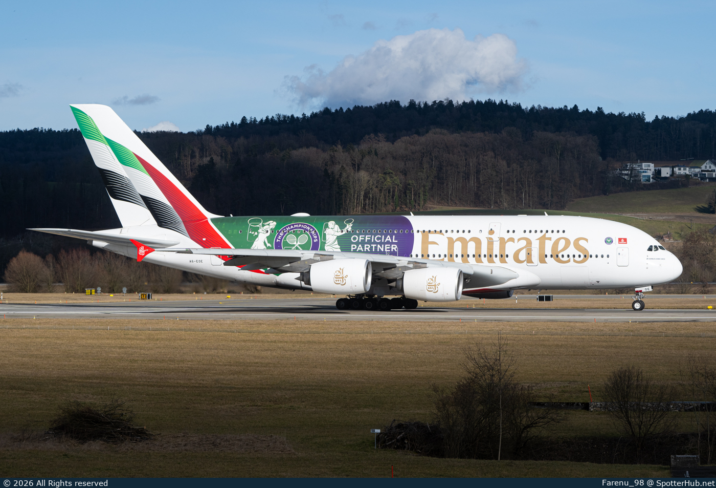 Photo of A6-EOE - Airbus A380-861 operated by Emirates