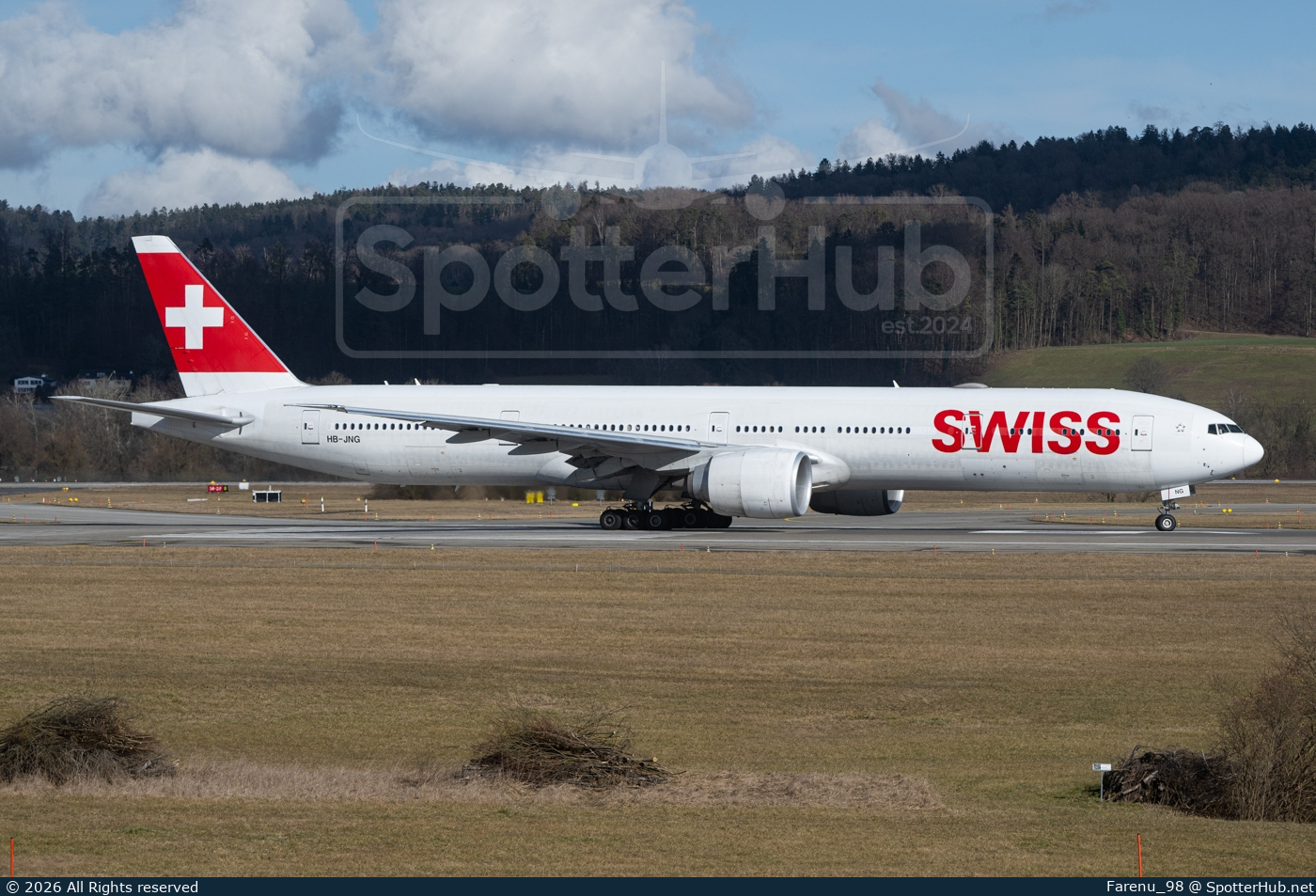 Photo of HB-JNG - Boeing 777-3DE(ER) operated by Swiss International Air Lines