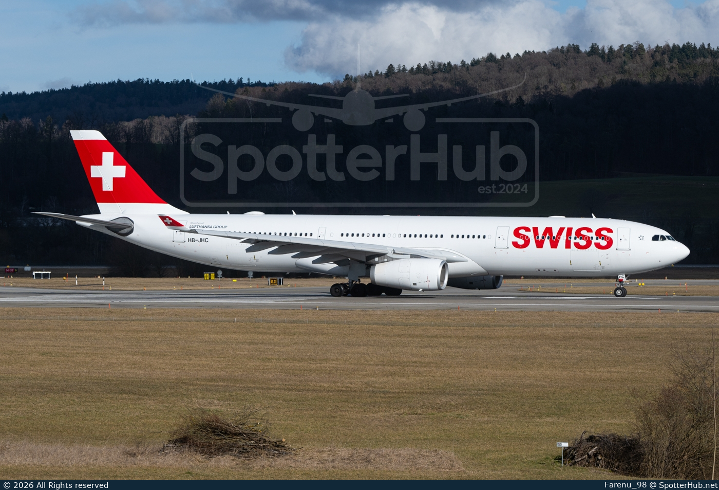 Photo of HB-JHC - Airbus A330-343 operated by Swiss International Air Lines