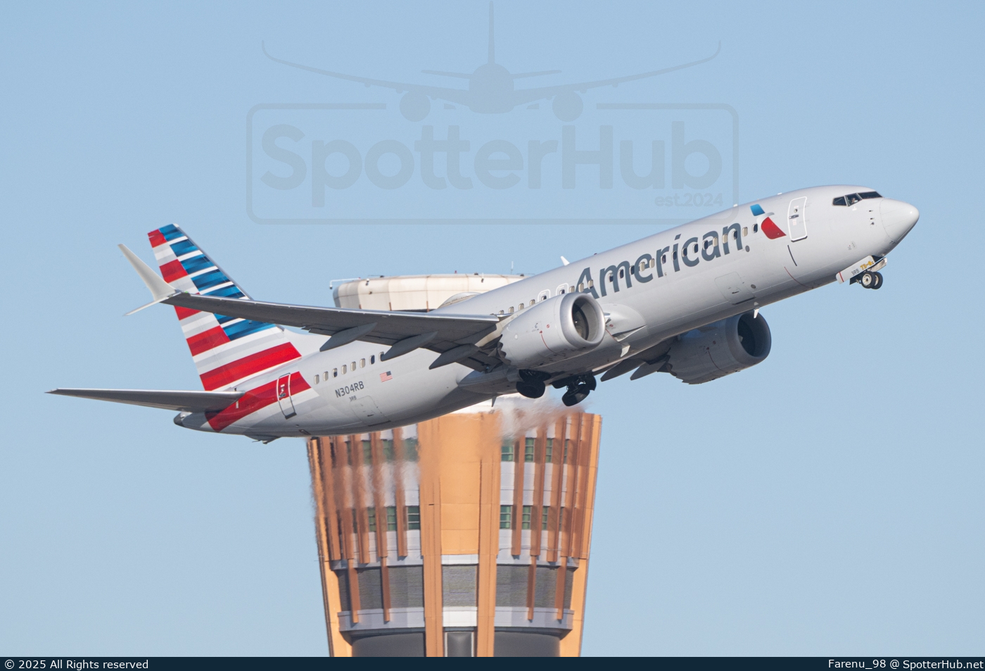 Photo of N304RB - Boeing 737 MAX 8 operated by American Airlines