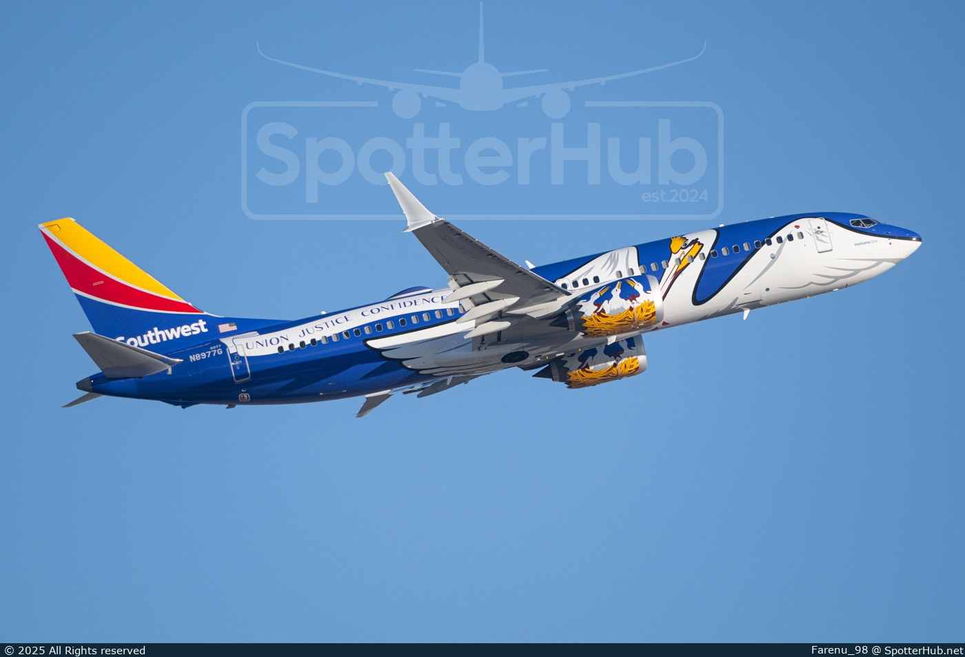 Photo of N8977G - Boeing 737 MAX 8 operated by Southwest Airlines