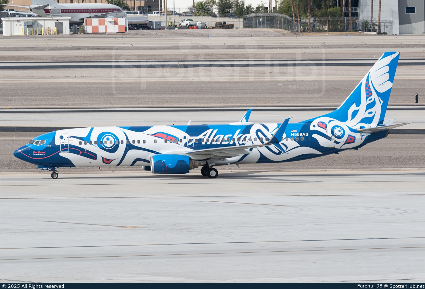 Photo of N559AS - Boeing 737-890 operated by Alaska Airlines