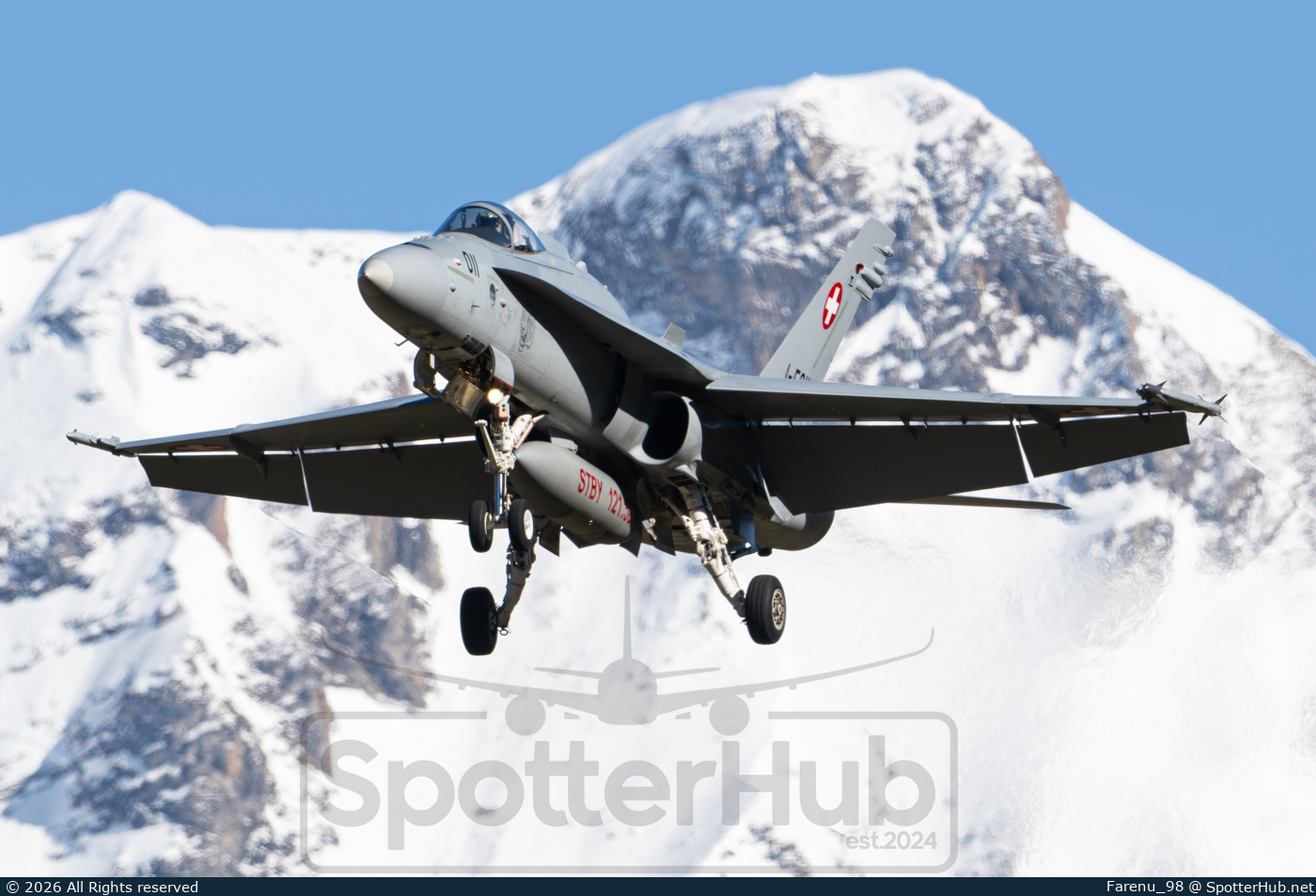 Photo of J-5011 - McDonnell Douglas F/A-18C Hornet operated by Swiss Air Force