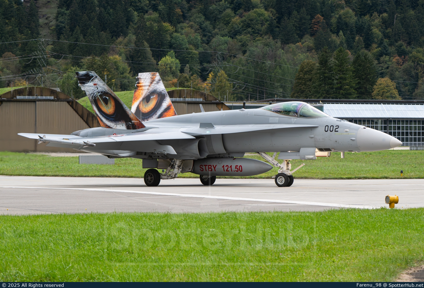Photo of J-5002 - McDonnell Douglas F/A-18C Hornet operated by Swiss Air Force