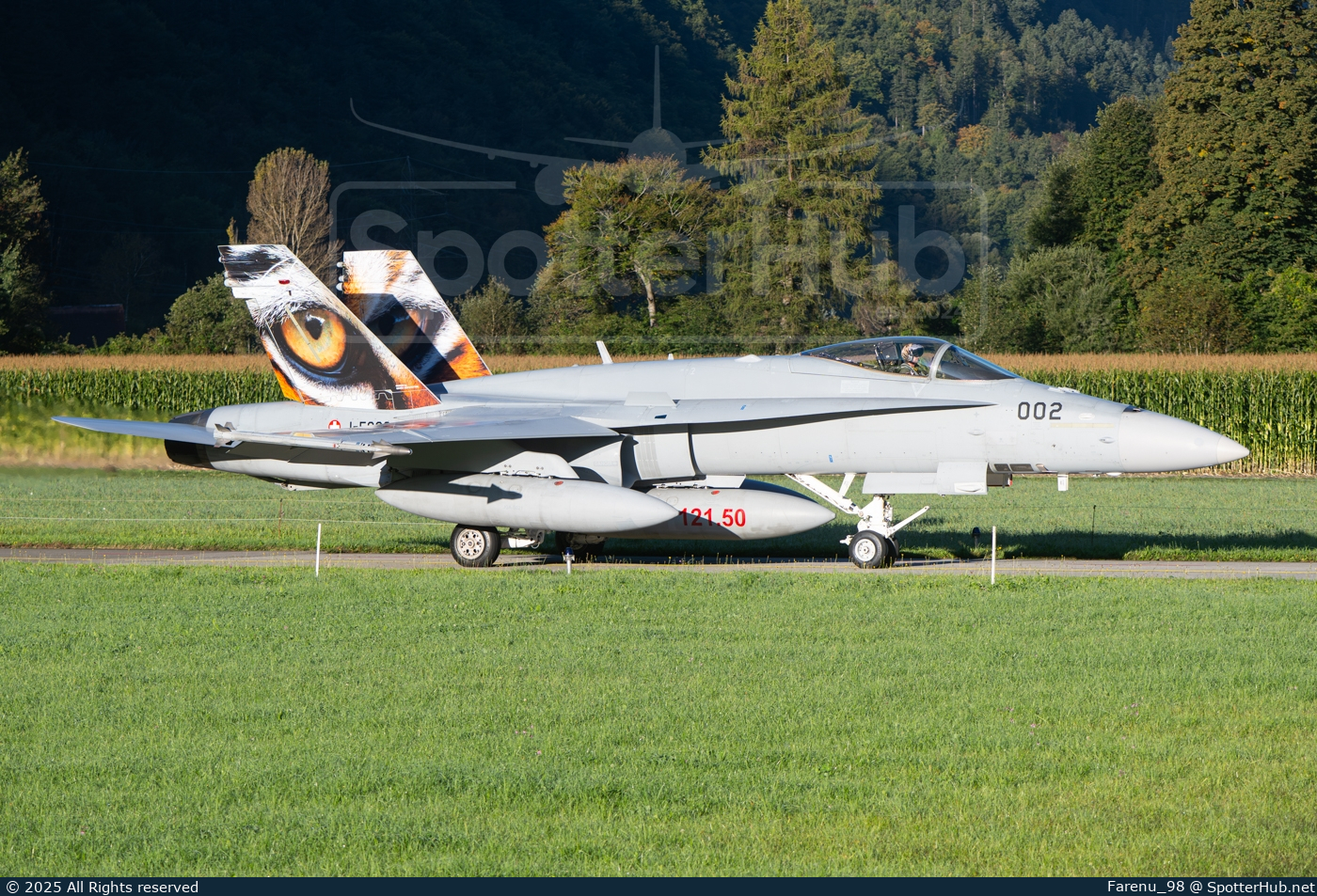 Photo of J-5002 - McDonnell Douglas F/A-18C Hornet operated by Swiss Air Force