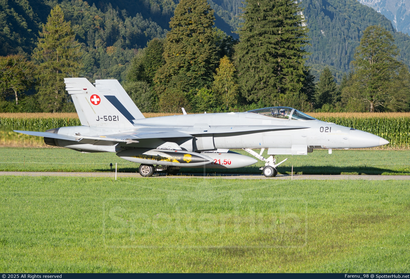 Photo of J-5021 - McDonnell Douglas F/A-18C Hornet operated by Swiss Air Force